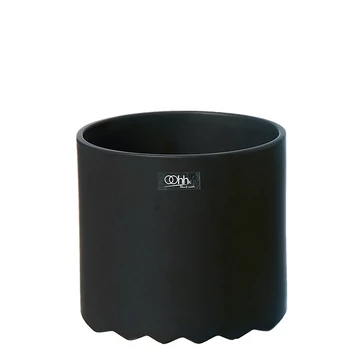 Wave kaspó/tároló - matt fekete - XL