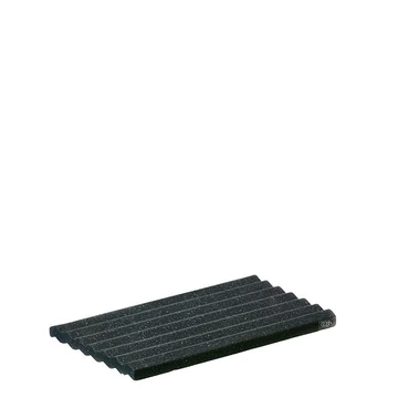 Wave kerámia alátét - matt fekete mix - L