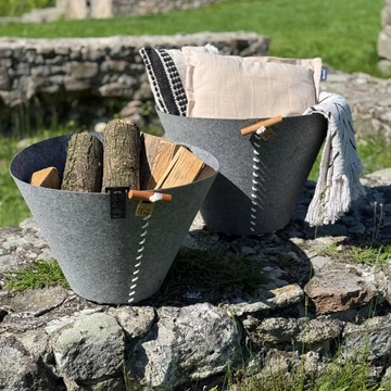 ÖKO FILC, kültéri V alakú tároló - szürke - L