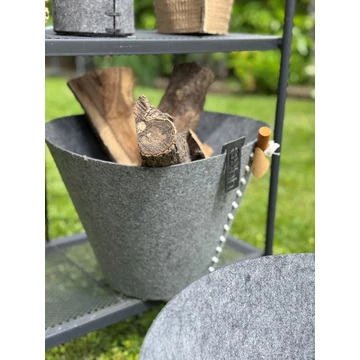 ÖKO FILC, kültéri V alakú tároló - szürke - M