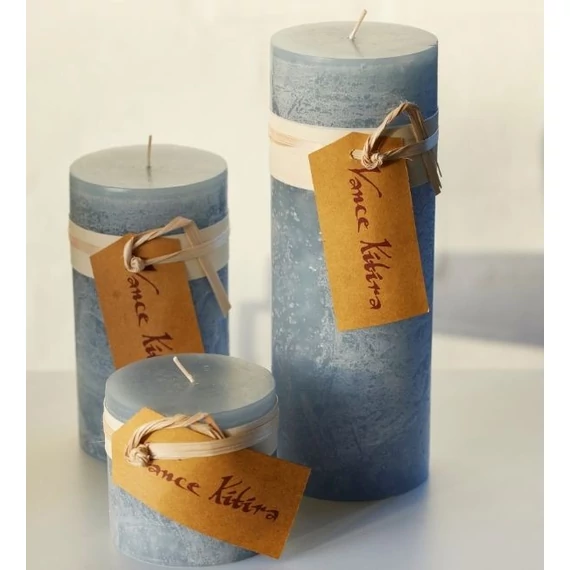 Kúpos gyertya - 2db - Blue ocean (Kék)