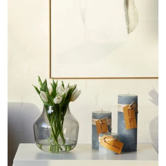 Kúpos gyertya - 2db - Blue ocean (Kék)