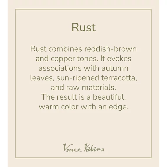 Szagmentes, füstmentes Rozsda gyertya meleg árnyalatban