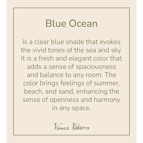 Kúpos gyertya - 2db - Blue ocean (Kék)