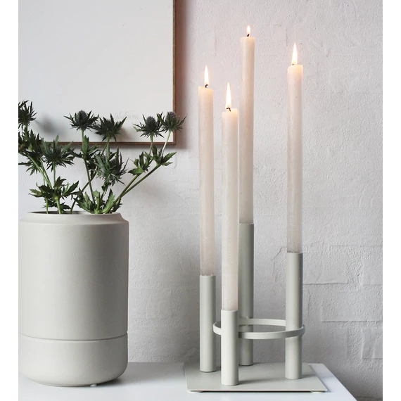 Fenntartható Vienna 4 ágú gyertyatartó bézs árnyalatban