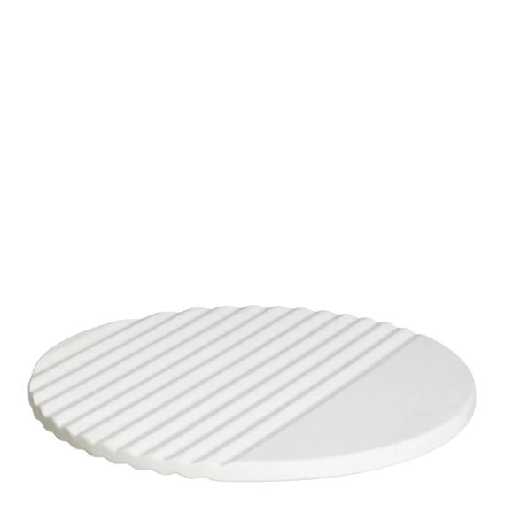 Wave kör alakú alátét - matt fehér - XL