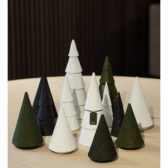 Fehér Pulp fenyőfa szett – skandináv karácsonyi hangulat