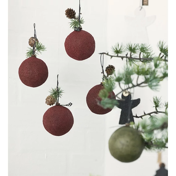 Fűrészporral díszített kézműves WOOD’z gömb – OOhh kollekció