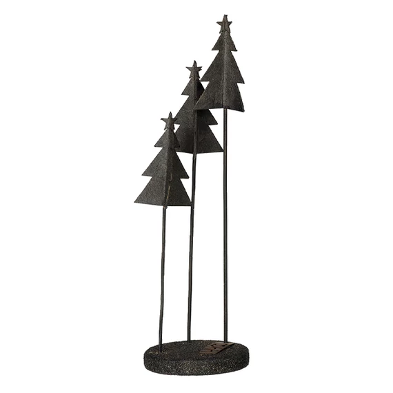 WOOD’z karácsonyfák trió fekete színben – modern karácsonyi dekoráció