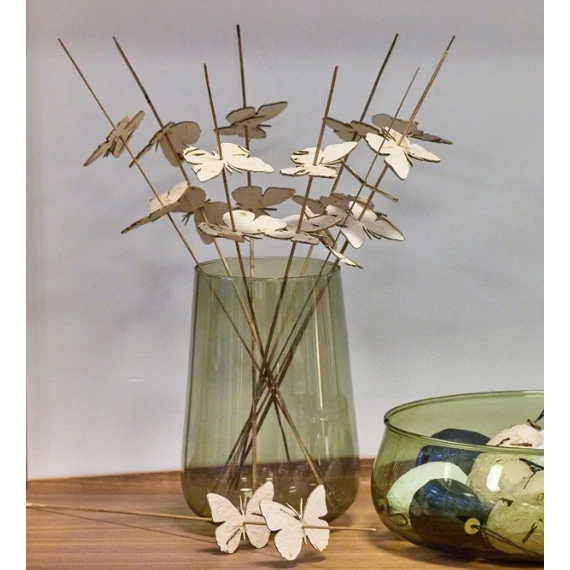 Pillangós pálca 2 db - lótusz sárga