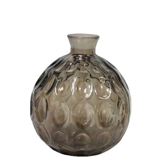 Barcelona bubble váza - kávé - S