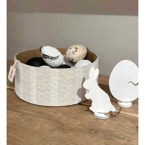 Hampton M méretű dekoratív kaspó vagy tál – bézs