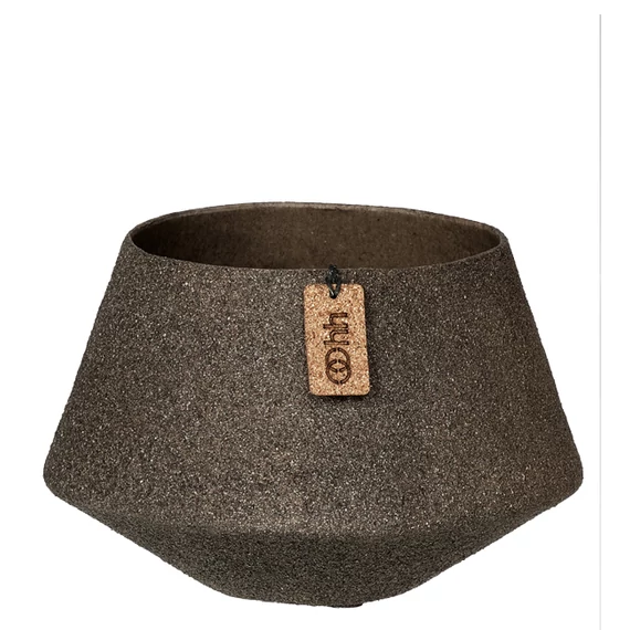 WOOD’z Angle kaspó és tároló – Kávé – L – karakteres szögletes forma kézi kivitelben