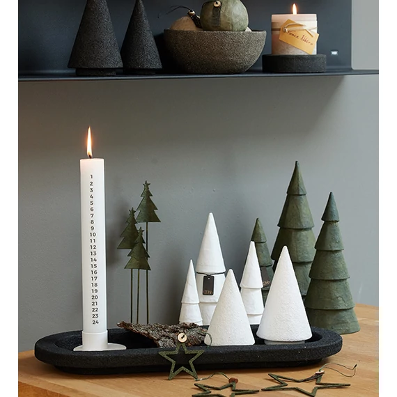 Minimalista designú Vienna adventi gyertyatartó karácsonyi dekorációhoz