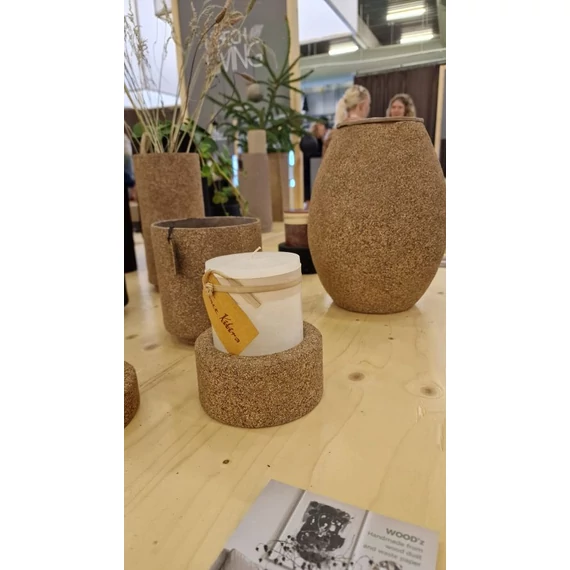 WOOD'Z magas gyertyatartó, Ash fekete