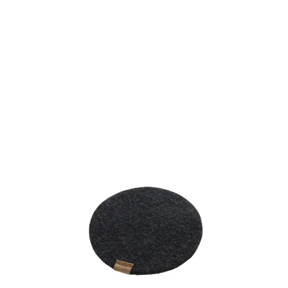 WOOL Zero waste gyapjú alátét - 16cm - faszén színű