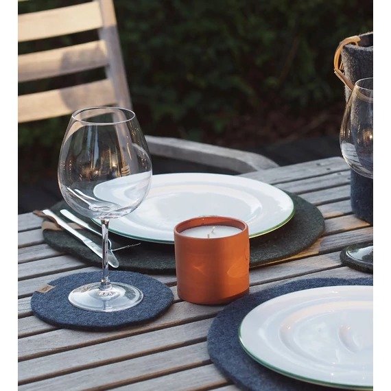 WOOL Zero waste gyapjú alátét - 36cm - szürke