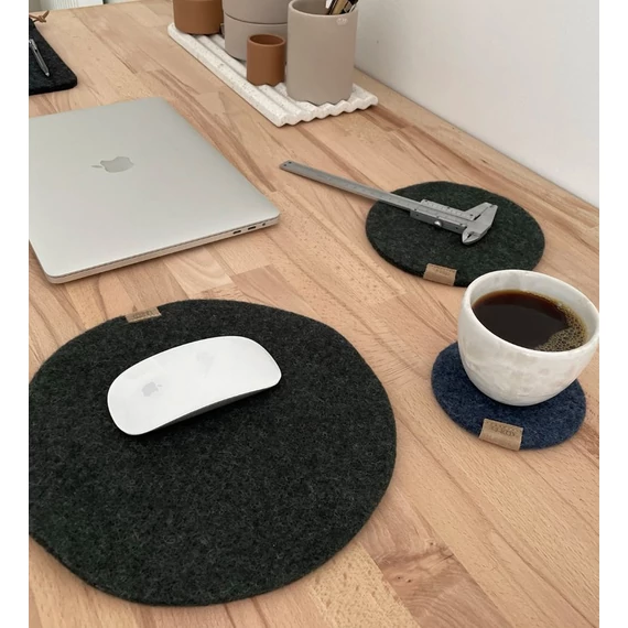 WOOL Zero waste gyapjú alátét - 36cm - szürke