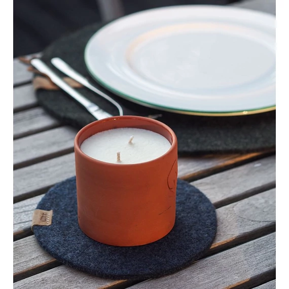 WOOL Zero waste gyapjú alátét - 36cm - szürke