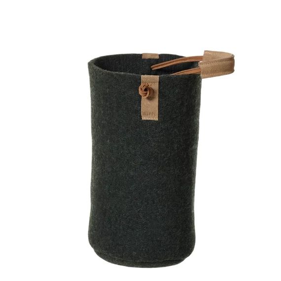 WOOL Zero waste gyapjú bortartó + COOLER - zöld