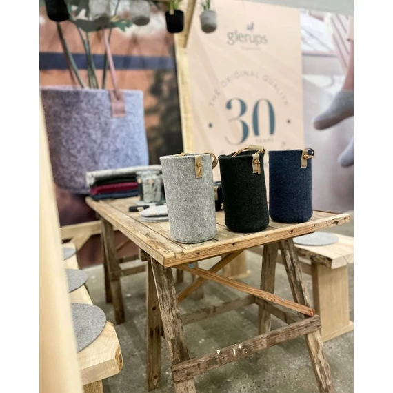 WOOL Zero waste gyapjú bortartó + COOLER - zöld