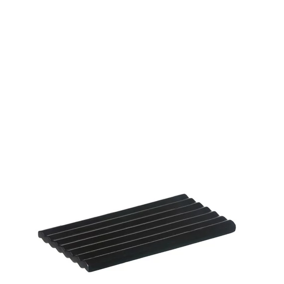 Wave kerámia alátét - matt fekete - L