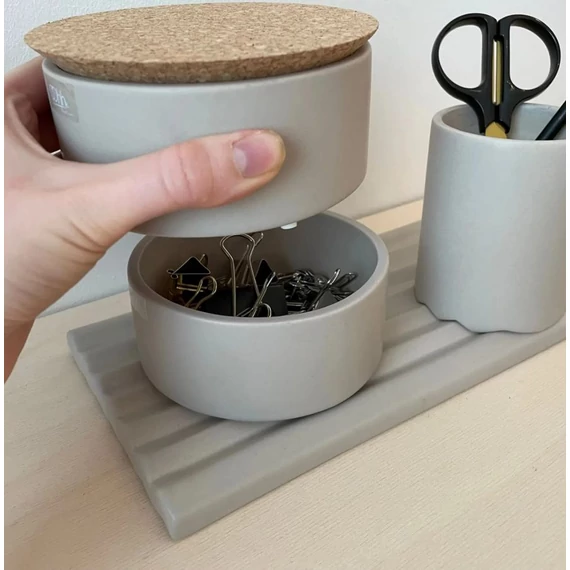 Wave tál - matt bézs - M