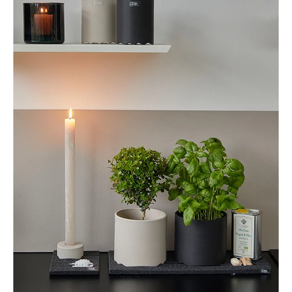 Wave kaspó/tároló - matt bézs - XL