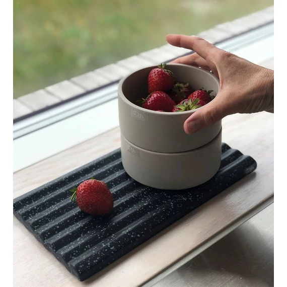 Wave kaspó/tároló - matt bézs - XL