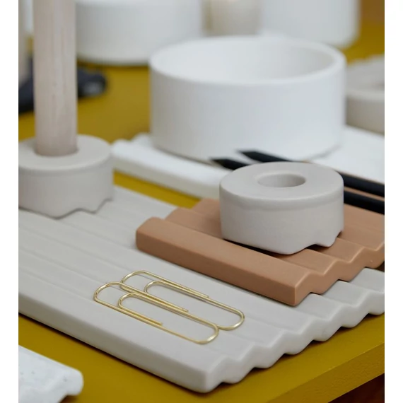 Wave kerámia alátét - matt fekete - L