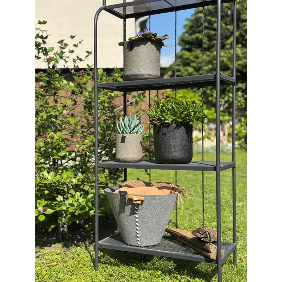 ÖKO FILC, kültéri V alakú tároló - szürke - M