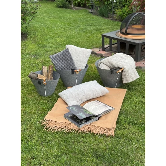 ÖKO FILC, kültéri V alakú tároló - szürke - M