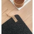 WOOL Zero waste gyapjú alátét, téglalap - szürke