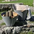 Kép 4/10 - ECO-FELT, kültéri öko-filc V alakú tároló, S, szürke